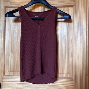 Fleece tank top American Eagle perfect fall weather top